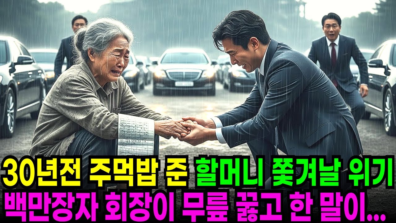 30년 전 주먹밥 준 할머니가 쫓겨날 때 백만장자 회장이 무릎 꿇고 한 말이... | 오디오북 | 며느리 | 시어머니 | 노후사연  | 고부사연 | 감동사연 | 반전사연