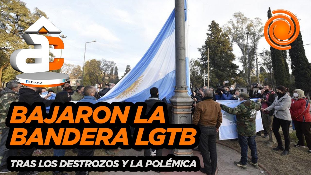 Luego de la discusión por la bandera LGTB, volvieron a izar la argentina