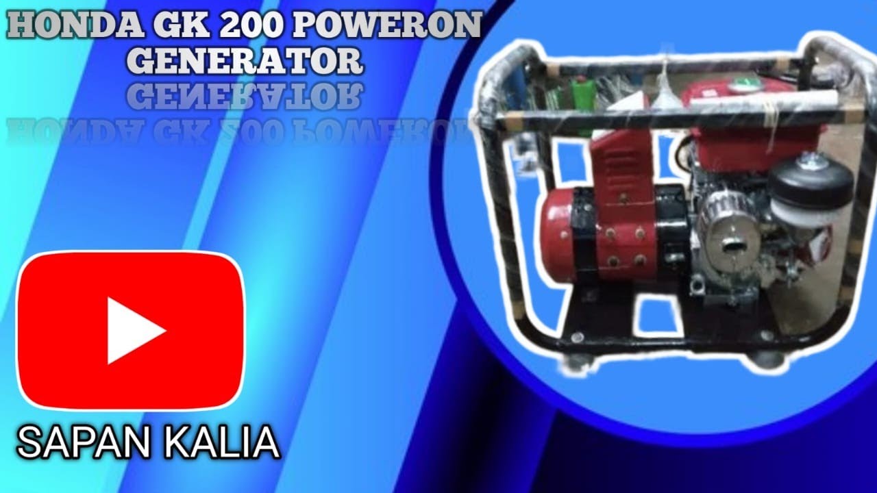 HONDA  GK  200  POWERON GENERATOR  