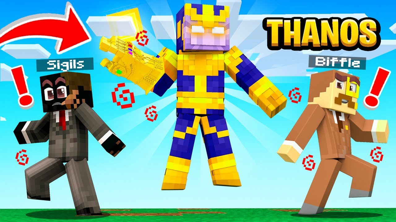 Find the INFINITY STONES to be THANOS in Minecraft