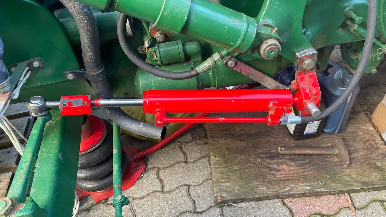 Deutz D 25  kormány szervo beépítés.   