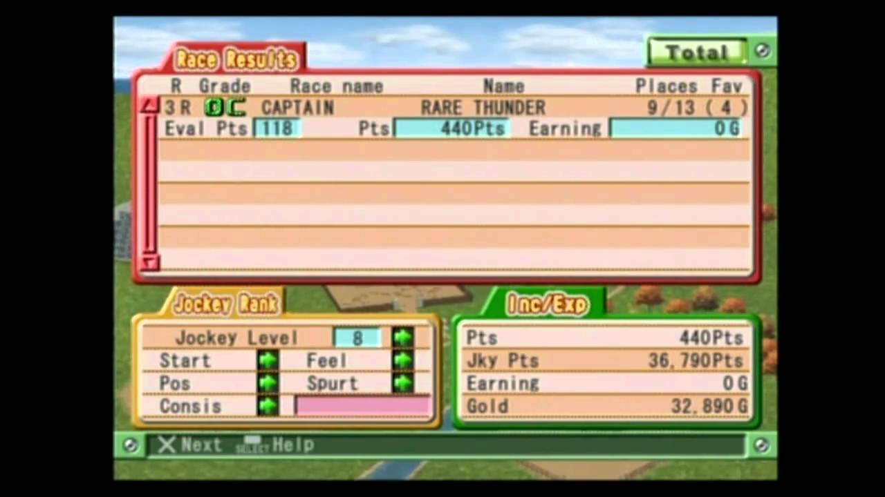 Gallop Racer 2004 Walkthrough Part 8 (Year 1)