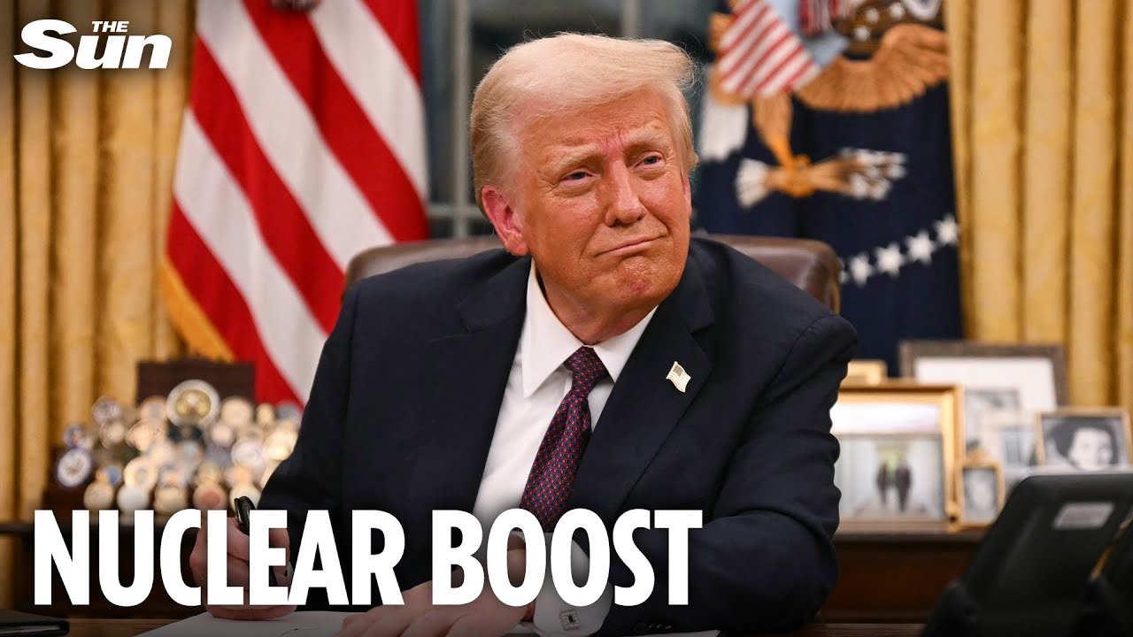 LIVE: Trump signs executive orders to boost nuclear power