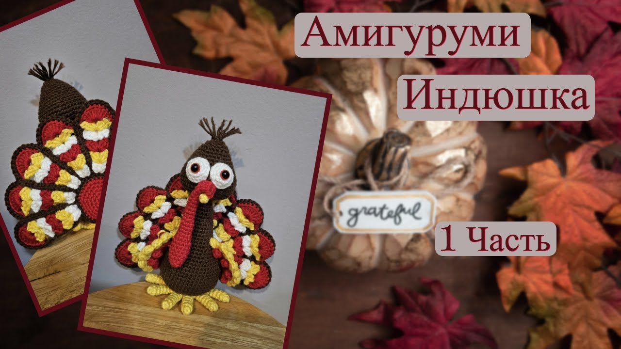 Амигуруми Индюшка. 1 часть.