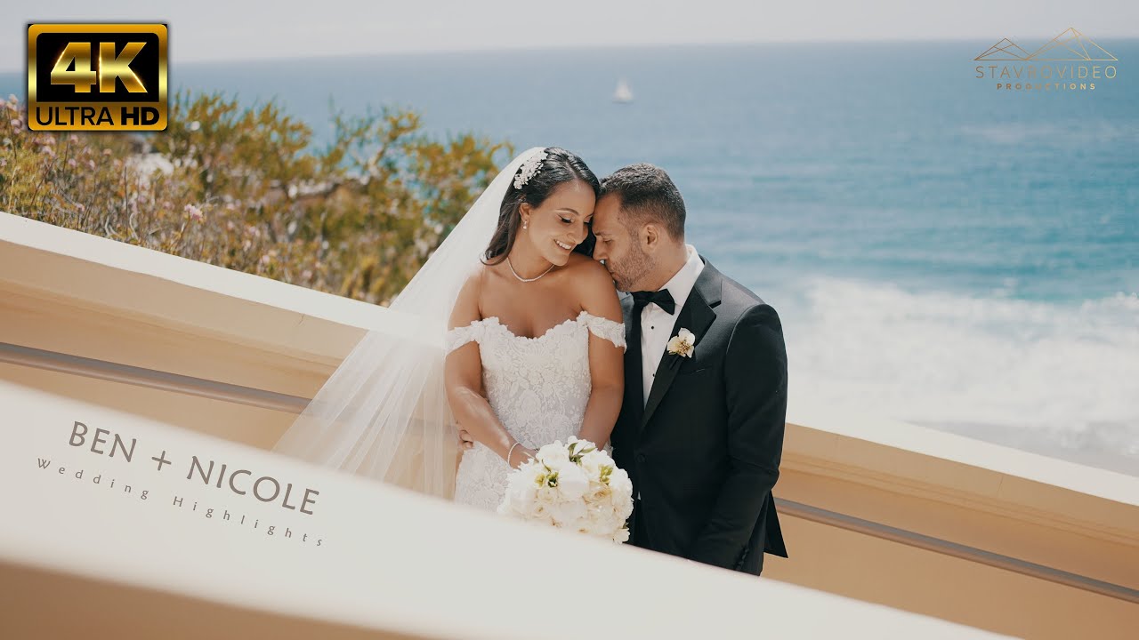 Ben + Nicole's Wedding 4K UHD Highlights at Ritz Carlton Laguna Niguel