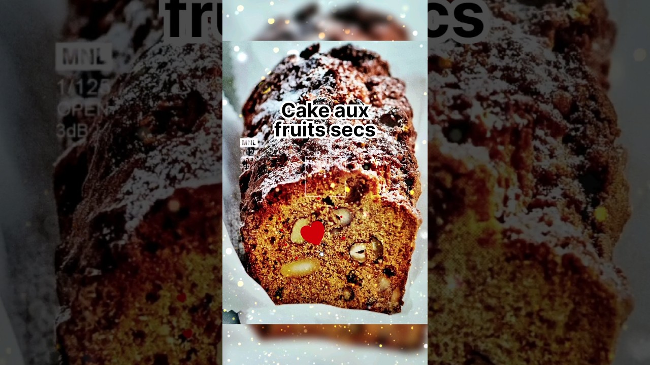 Cake aux fruits secs🥮