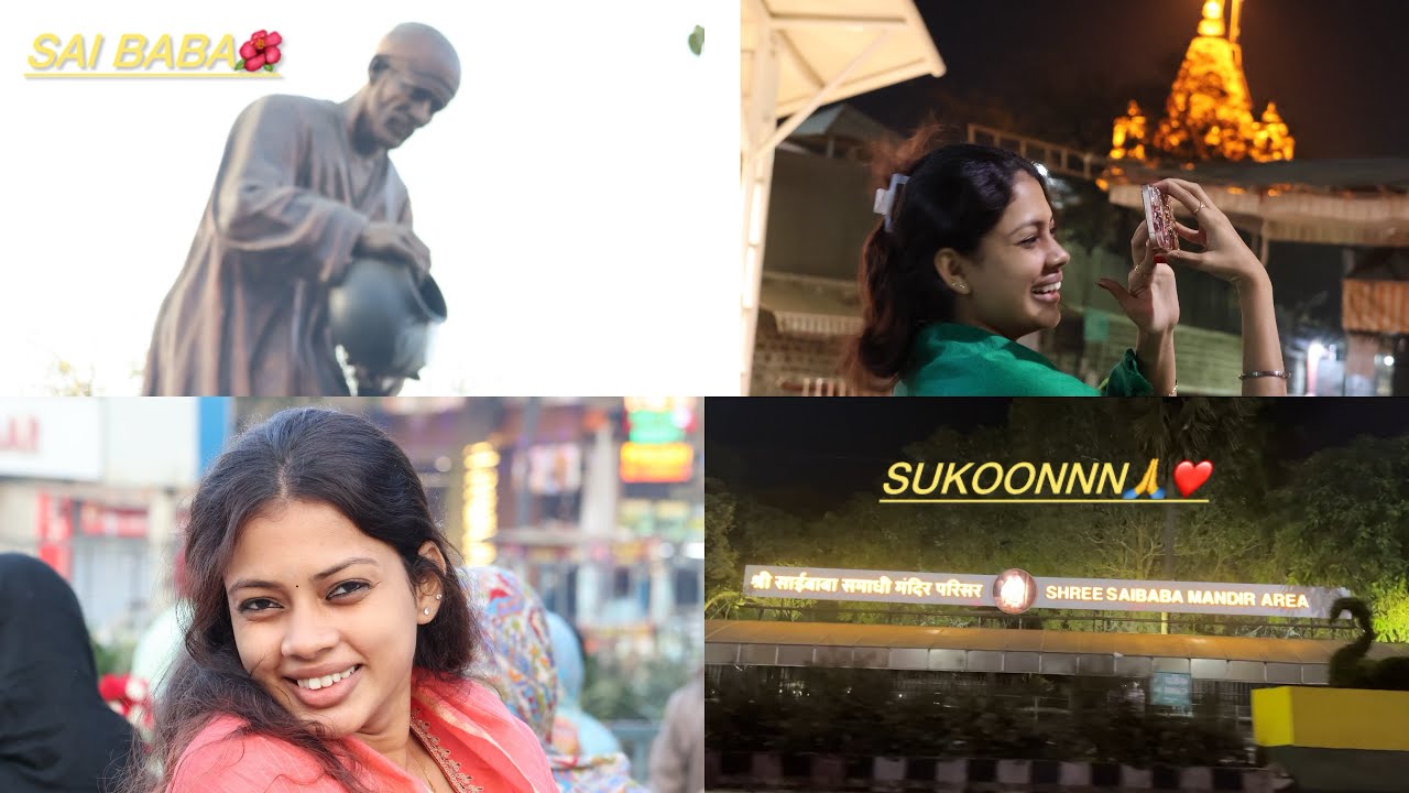 2026 Cha first trip to Shirdi❤️🌺🙏 ll Yameeni Mulik ll #youtubeshorts #familychannel #travel 