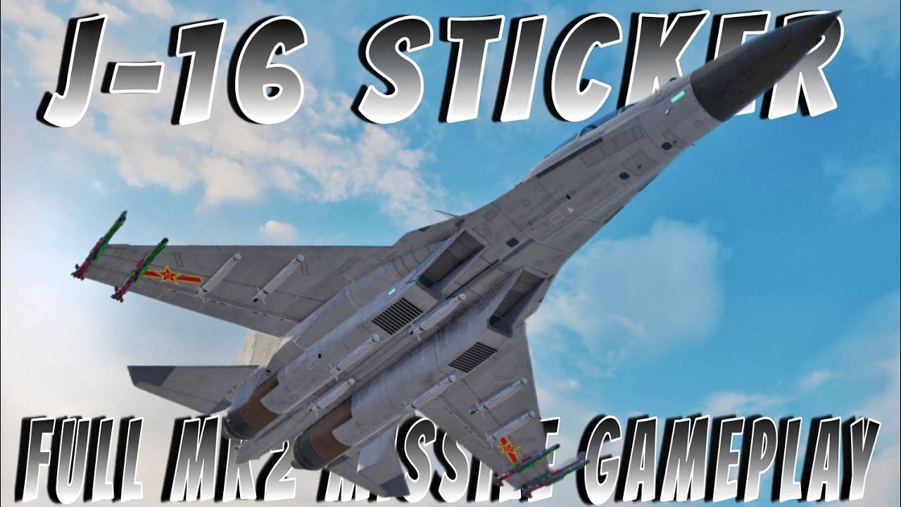 J-16 FULL MK2 MISSILE GAMEPLAY 🔥 MWT : TANK BATTLES - Gaijin Verification