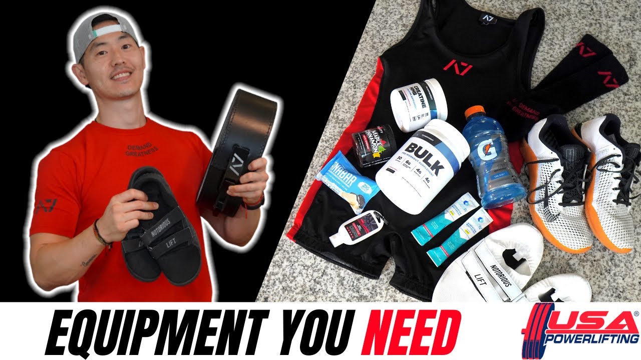 Pack for a Powerlifting Meet l Weightlifting Belt and Powerlifting Equipment for Meet Day