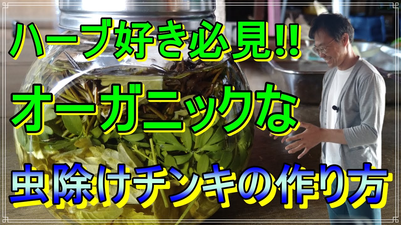 [ハーブ] 虫除けチンキの作り方「ハーブコーディネーターが収穫から教える虫除けチンキの作り方」