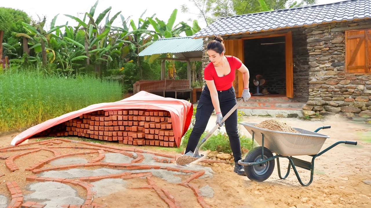 The Girl Doesn’t Just Build – She Crafts Every Detail Like a Trained Engineer #farming #diy