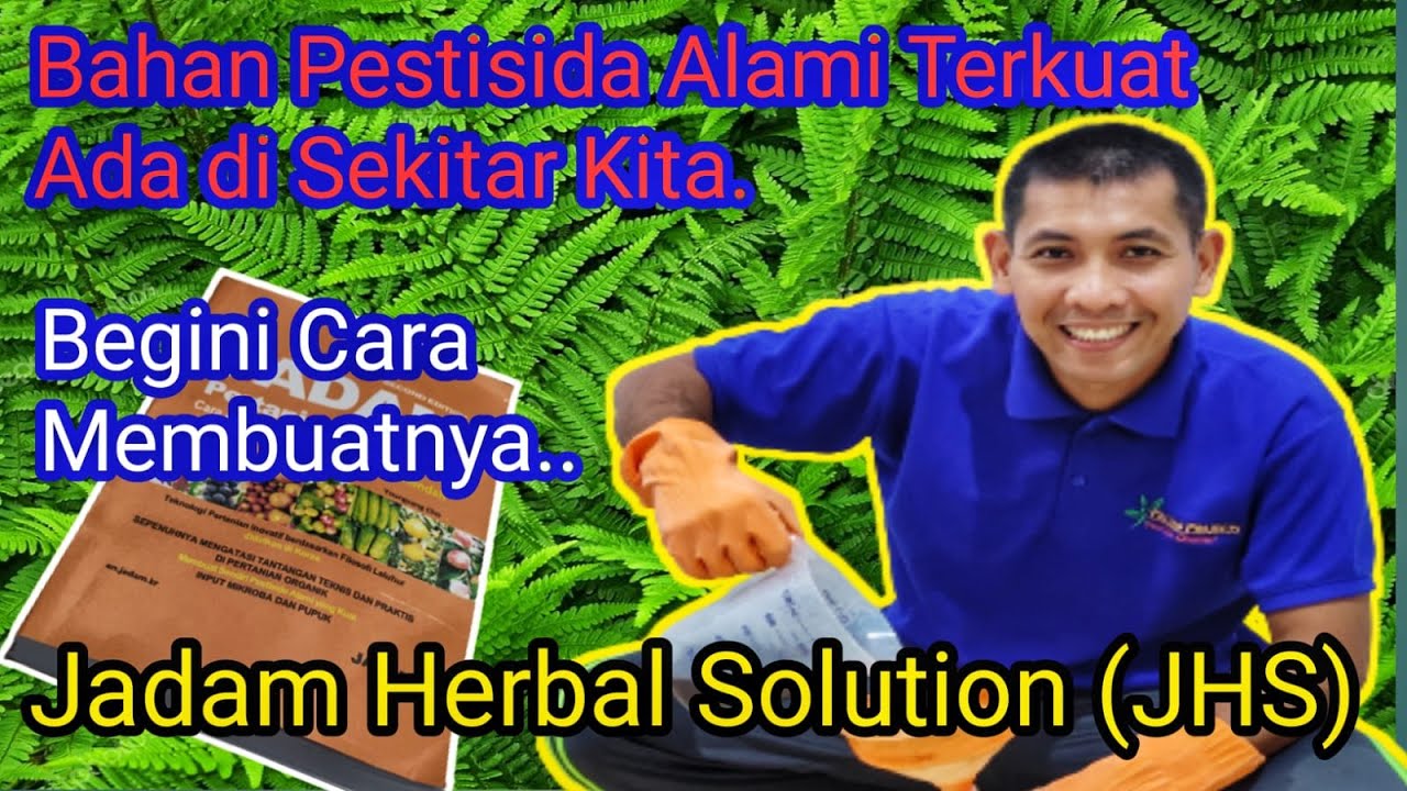 Cara Membuat Pestisida Alami Paling Kuat - JADAM HERBAL SOLUTION (JHS)