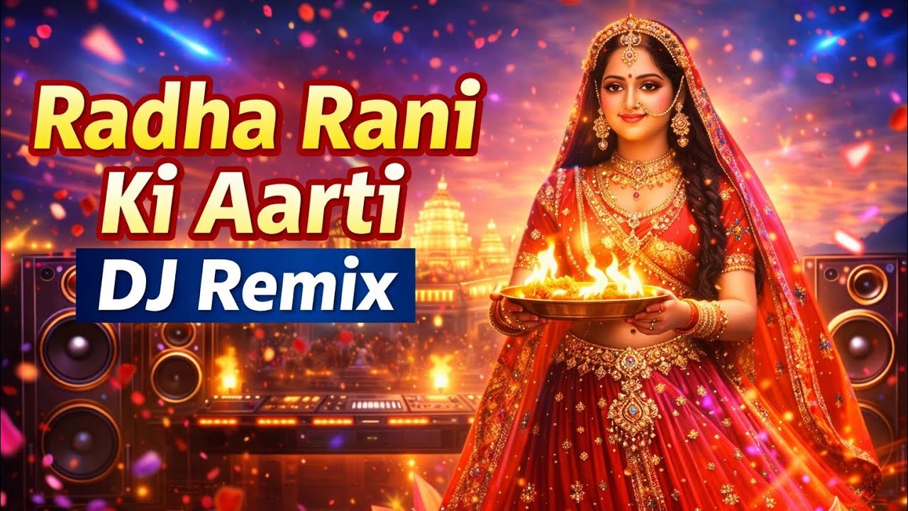 Yeh rahi aapki Radha Rani DJ Aarti video ke liye Viral YouTube Title, Description & Hashtags 🚀🌸