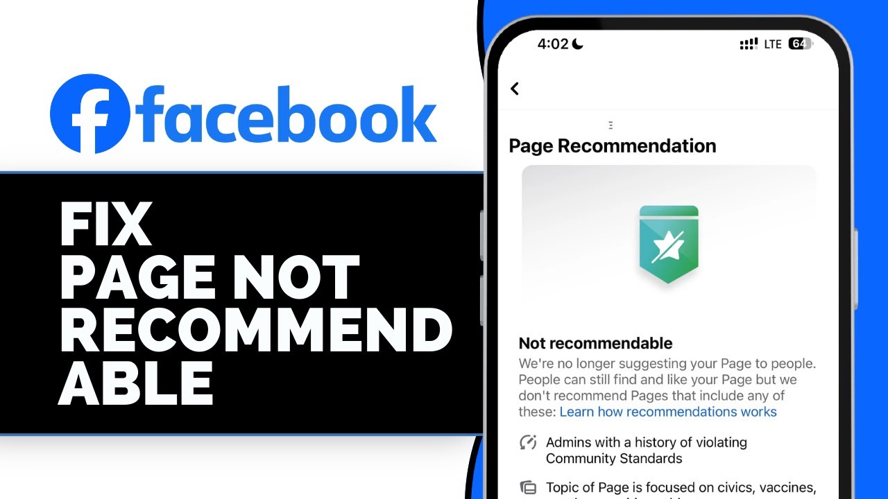 Как исправить ошибку &laquo;Страница не рекомендуется&raquo; в Facebook (РЕШЕНО)