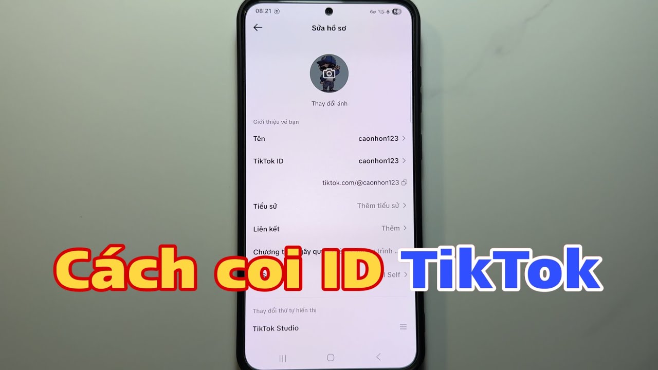 C&aacute;ch coi ID TikTok 