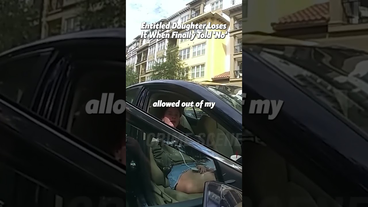 Entitled Daughter Loses It When Finally Told'No' part 2. Full clip on: Crime Scene Cam