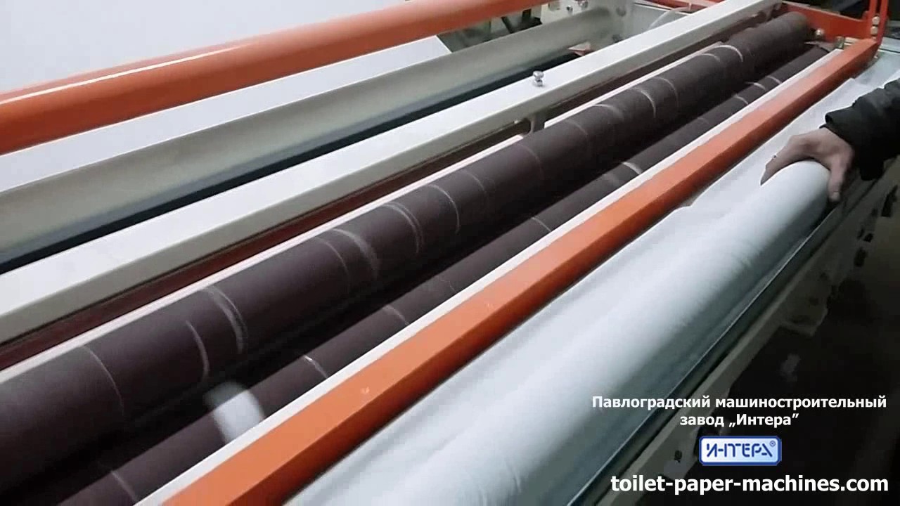 Станок для перемотки основы туалетной бумаги в логи PS-160