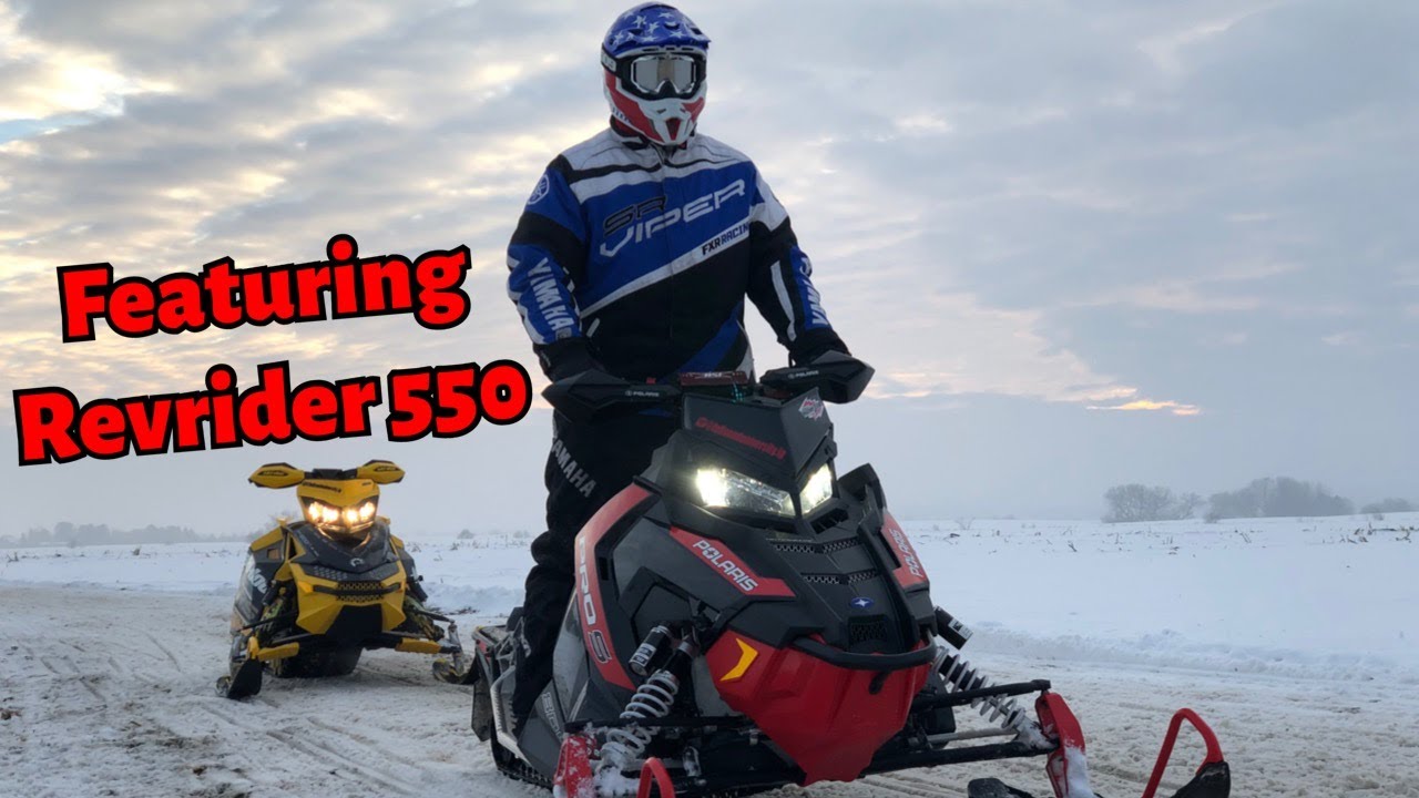 Snowmobiling in Old Forge, NY featuring RevRider 550!!