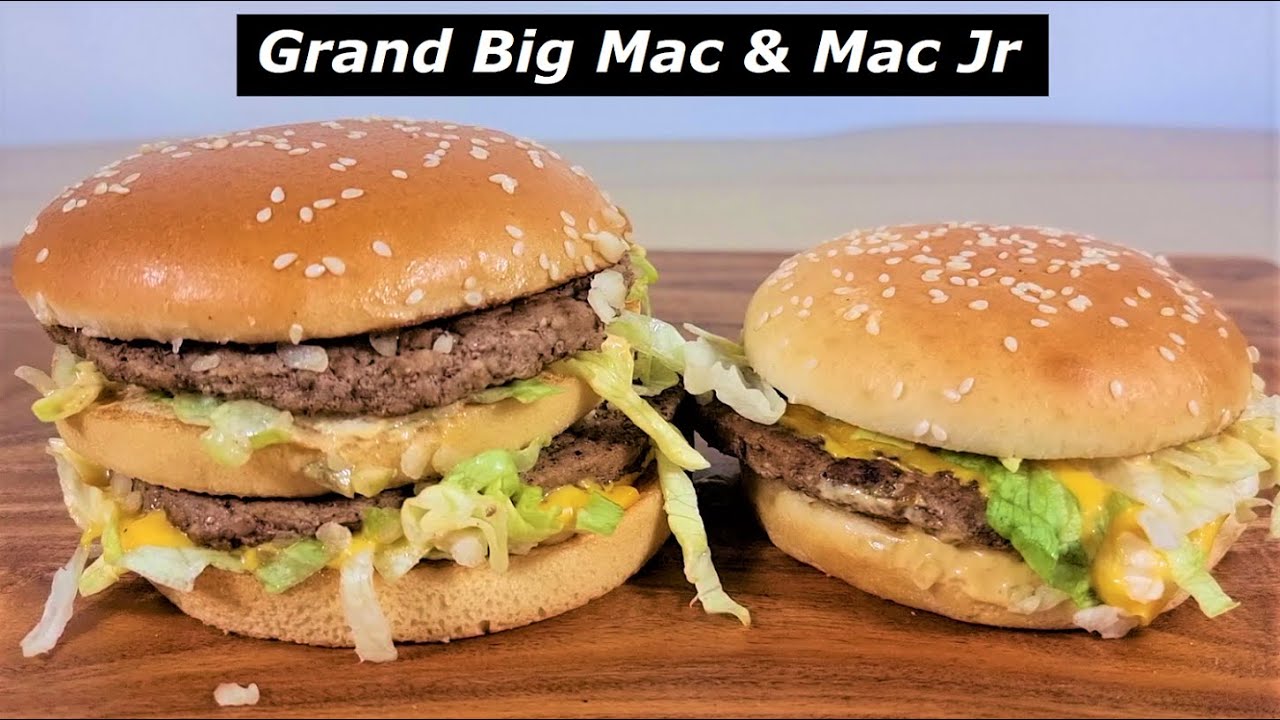 Grand Big Mac & Mac Jr (McDonald's) -REVIEW-