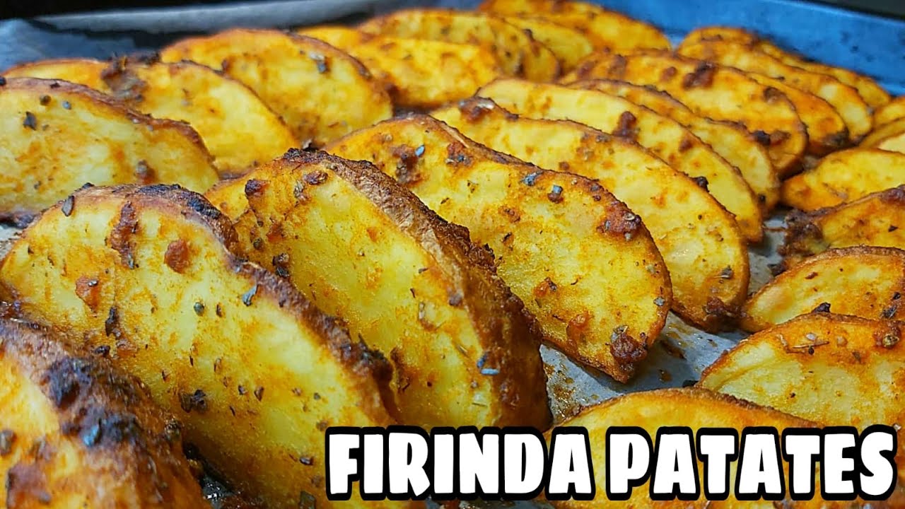 ELMA DİLİM PATATES FIRINDA ✔️ EN GÜZEL HALİ 💯  BAHARATLI KIZARTMA TARİFİ🥔 PATATO WEDGES RECIPE