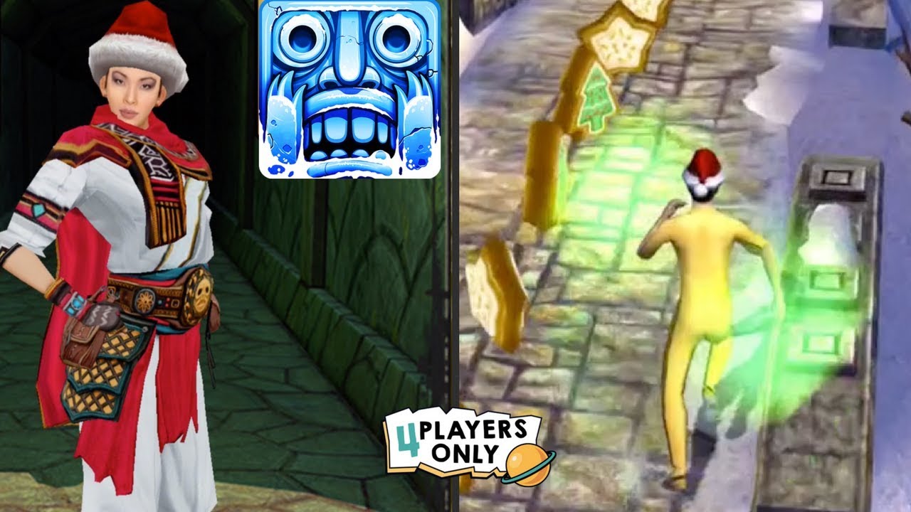 Temple Run 2 | KARMA LEE SHADOW WALKER & BRUCE LEE, SANTA'S LITTLE HELPER! By Imangi Studios