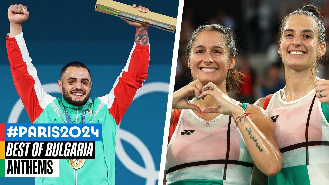 🇧🇬 Best performance since Sydney 2000! The best of Bulgaria at Paris 2024 | Anthems