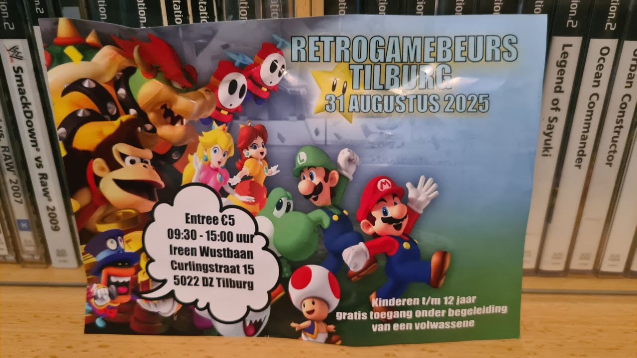 Retro Game Beurs 25-5-2025 Tilburg Pick-up Video