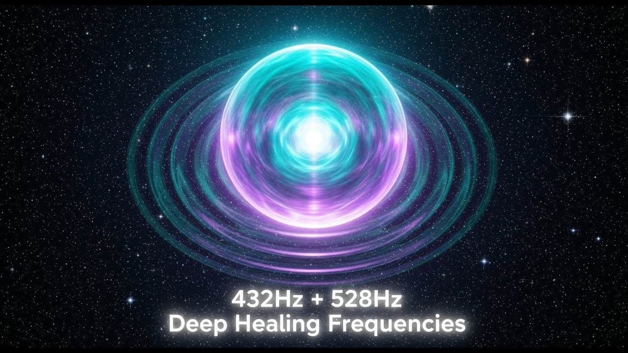 528Hz Miracle Meditation | DNA Repair Healing Frequency for Sleep, Stress Relief & Relaxation
