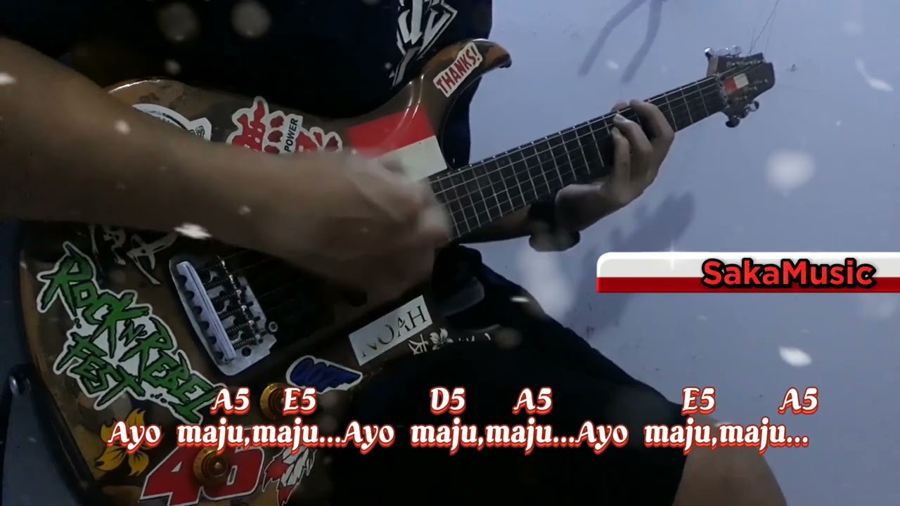 ENDANK SOEKAMTI | GARUDA PANCASILA | Cover Gitar+Chord+Lirik