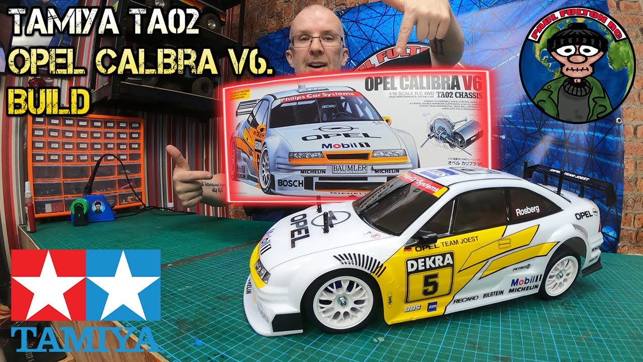 Tamiya TA02 Opel Calibra V6. RC Build