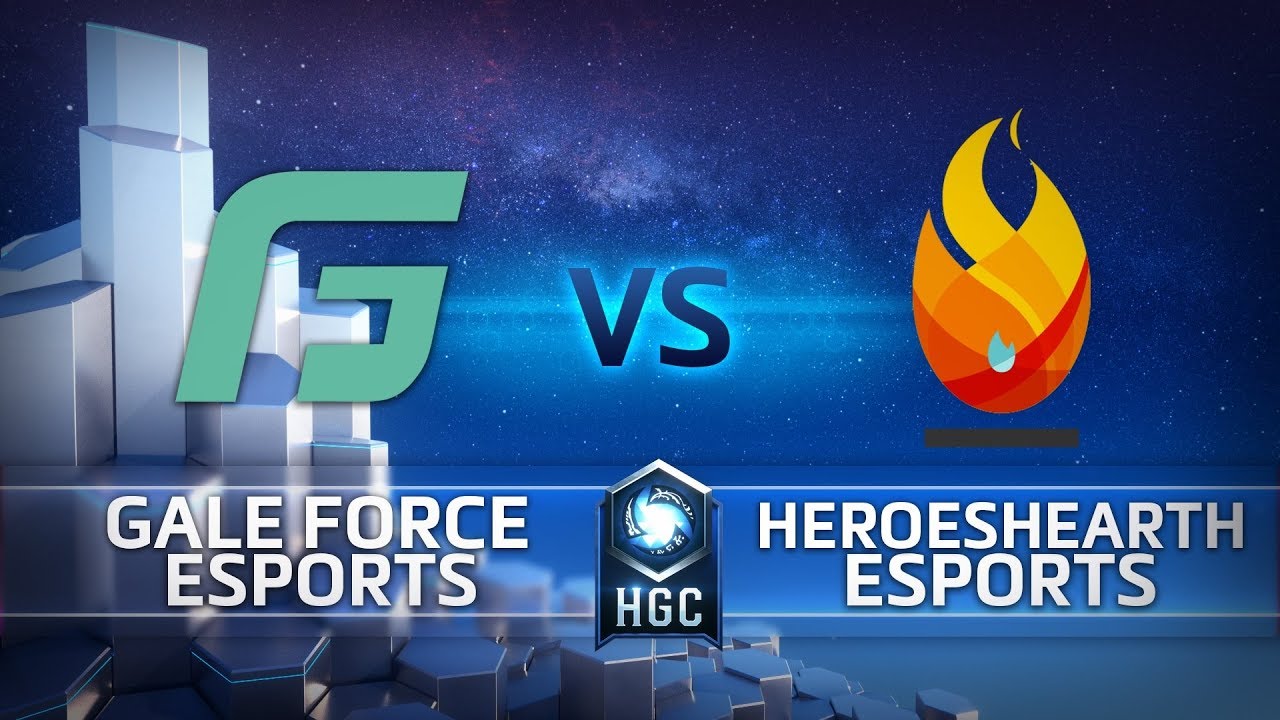 HGC 2018 NA - Phase 1 Week 6 - HeroesHearth Esports vs. Gale Force Esports - Game 1