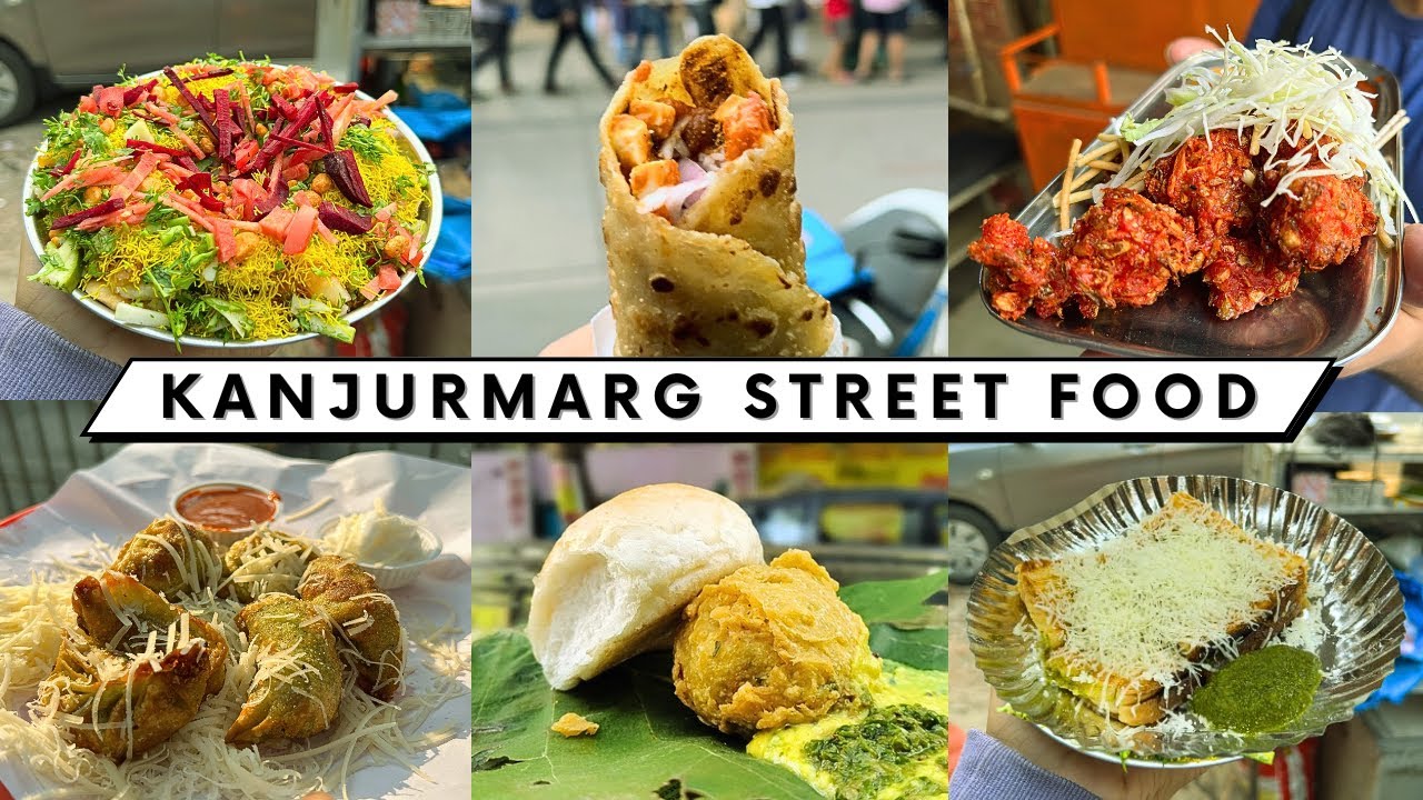 Kanjurmarg Street Food | Mumbai | Vadapav, Manchurian, Momos, Frankie & More #mumbai #streetfood