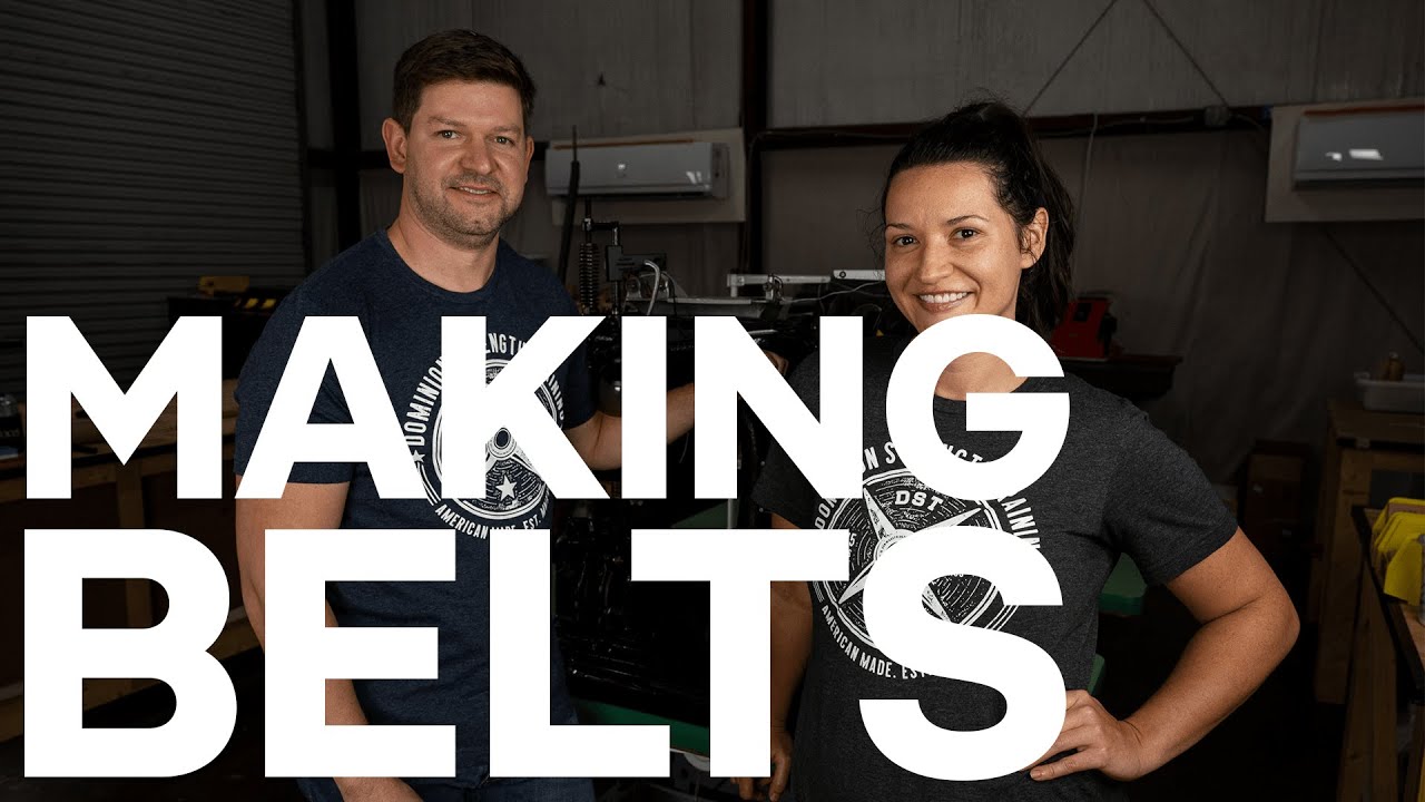 How a Starting Strength Belt is Made with Dominion Strength