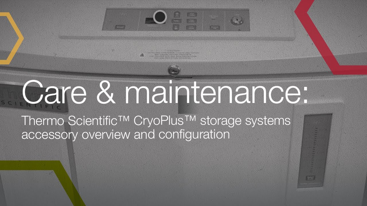 Thermo Scientific CryoPlus storage systems accessory overview and configuration