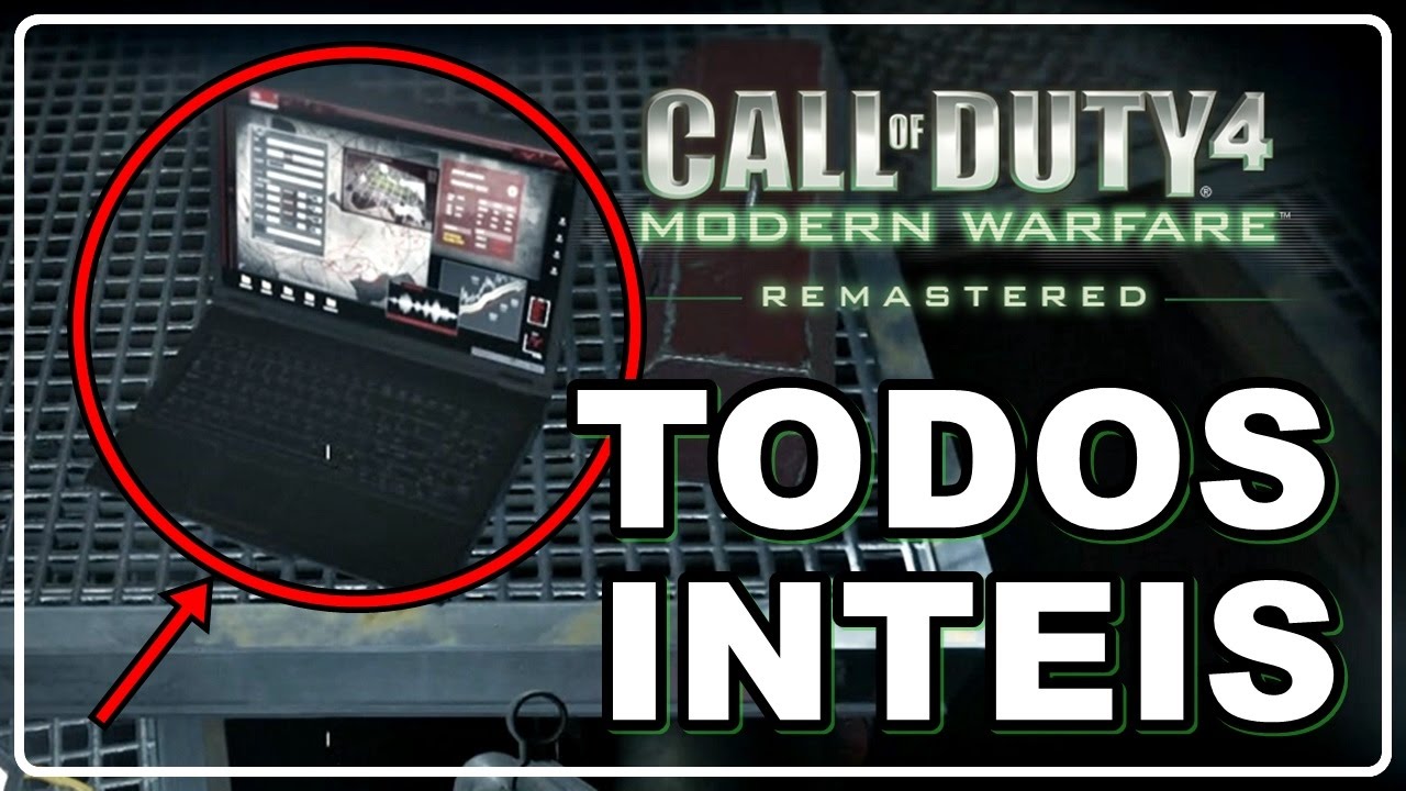 Call of Duty Modern Warfare Remastered - ( COD4 ) Localização de Todos Inteis ( All 30 Intel )