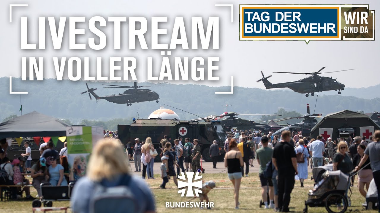 Der Tag der Bundeswehr 2024 | Voller Livestream | Bundeswehr