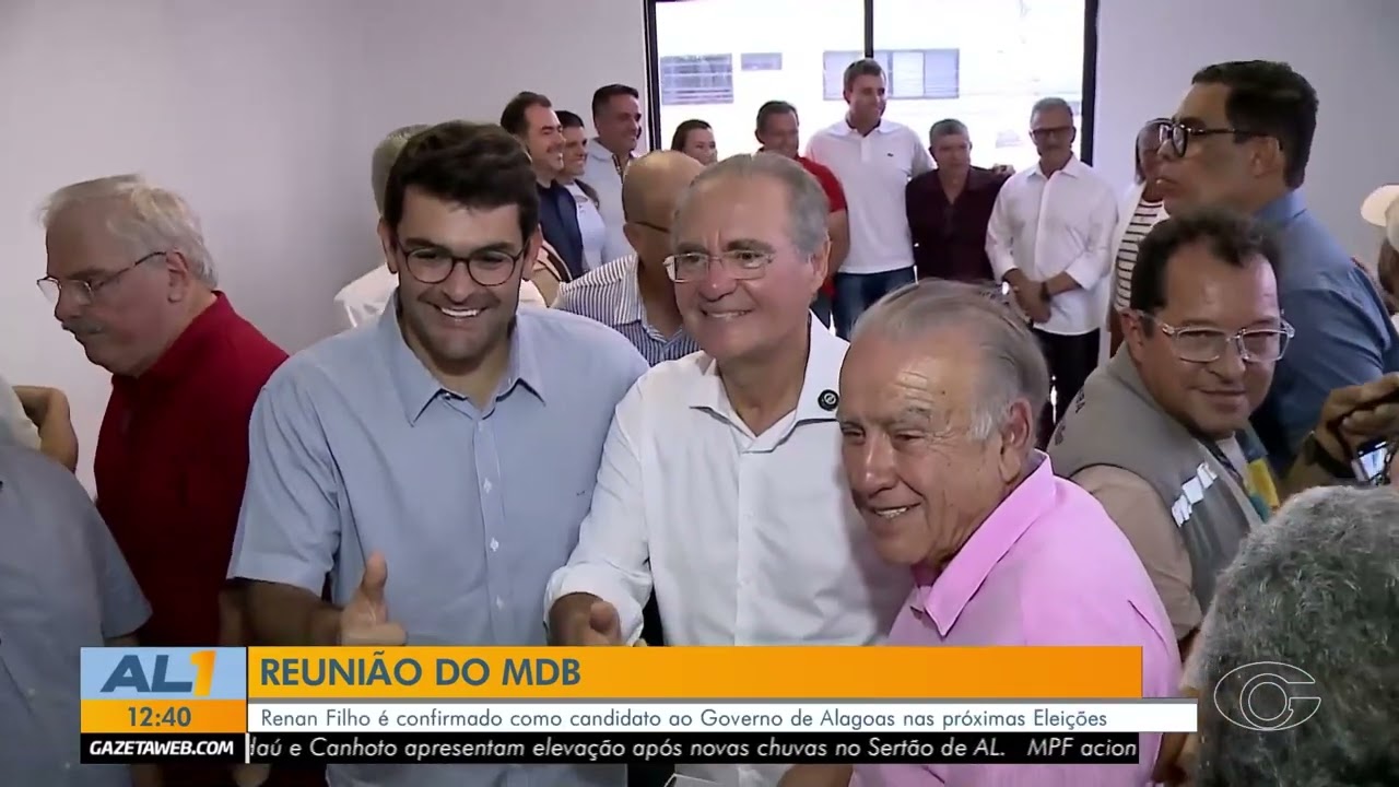 Renan Filho é confirmado candidato ao governo de AL - 02/03/26