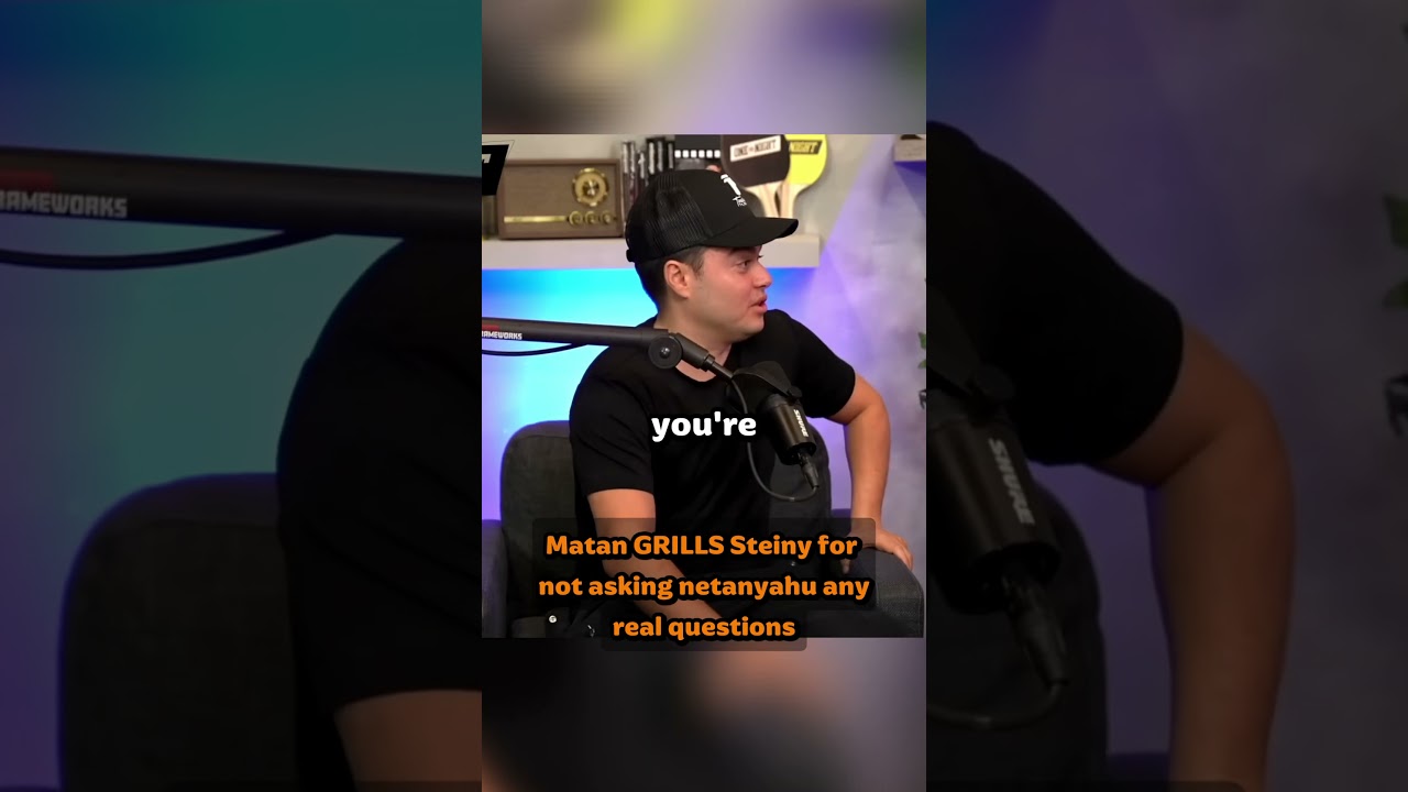 Matan GRILLS Steiny for not asking netanyahu any real questions