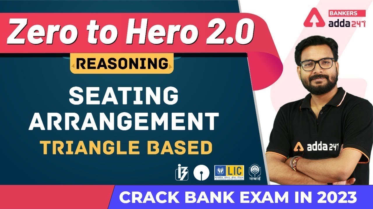 Seating Arrangement (Triangle Based) | Reasoning | Banking Foundation Adda247 (Class-18)