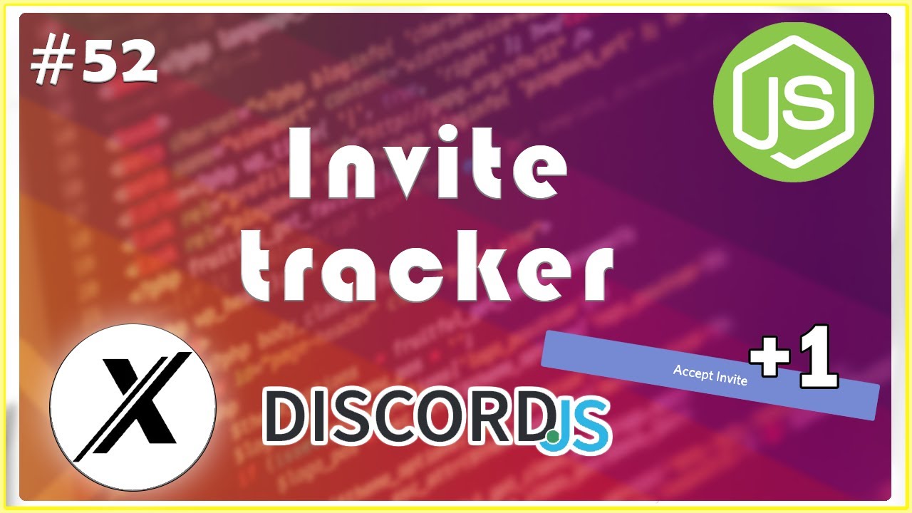 HOW TO MAKE A INVITE TRACKER COMMAND | DISCORD.JS (V12) | #52