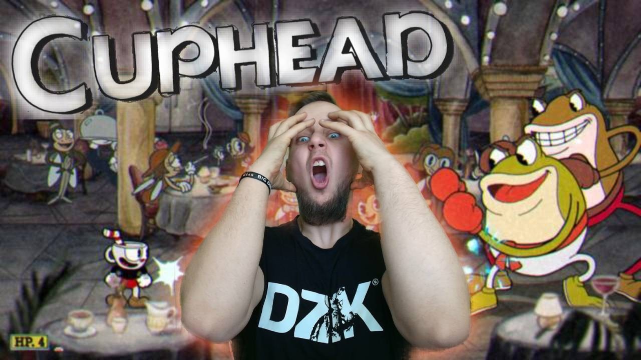 Zagrajmy w Cuphead cz.2 GANG ŻABSONÓW (BOKSERZY) ORAZ ALE TEN ŻALOSNY DŻIN DAL NAM POPALIĆĆĆ ... ;(