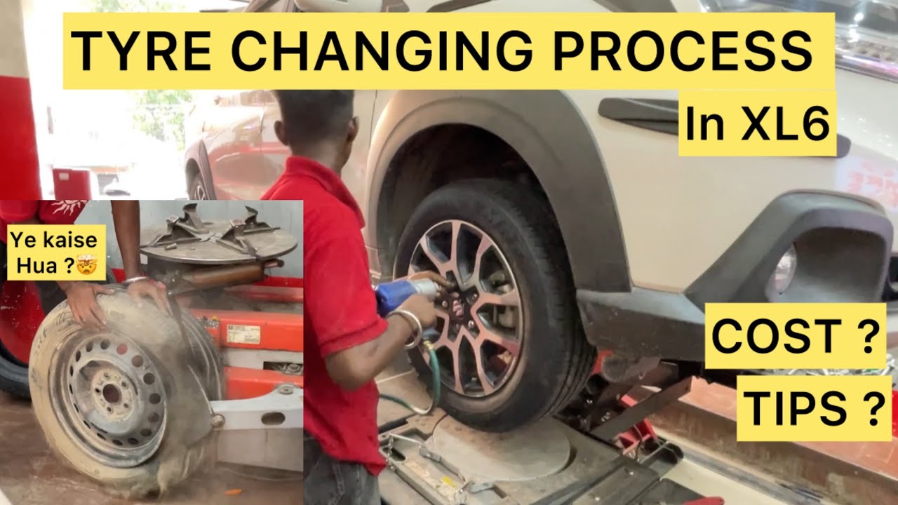 TYRE CHANGING PROCESS IN XL6 #xl6 #xl6facelift #marutisuzukiertigacng #marutisuzuki