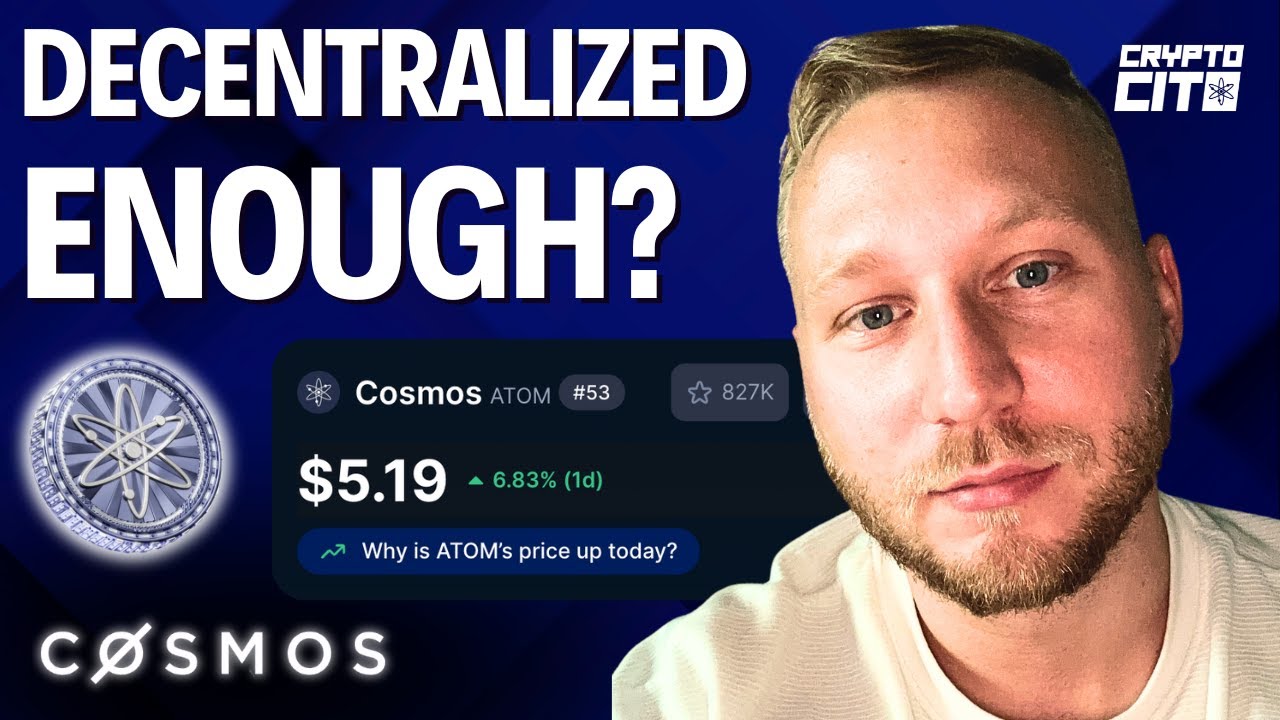 Cosmos ATOM Best Blockchain Under US Clarity Act?! ATOM Tokenomics & Interchain Foundation Explained