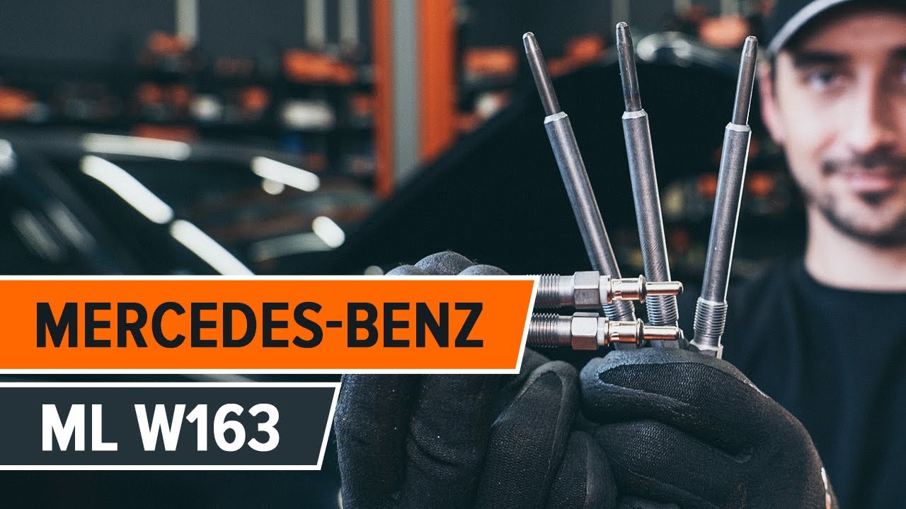How to change glow plugs on MERCEDES ML W163 [TUTORIAL AUTODOC]