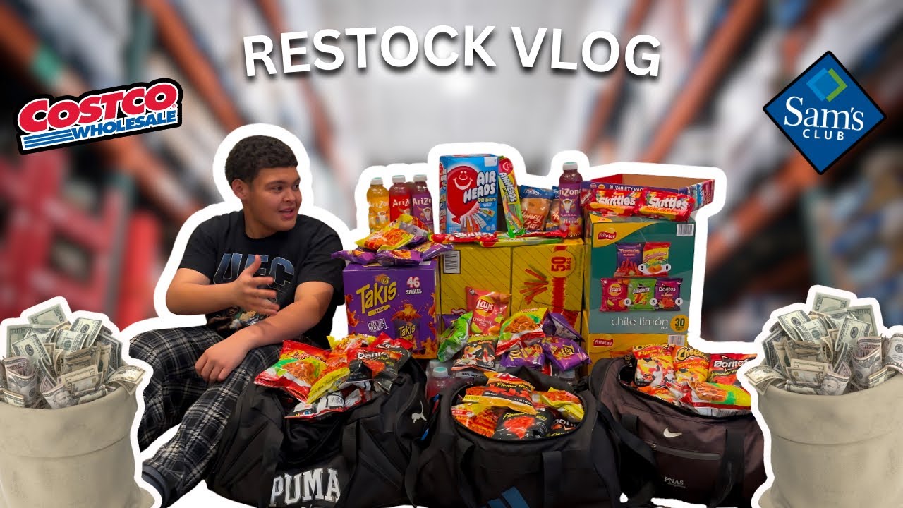 Selling Snacks At School | $500 RESTOCK!!