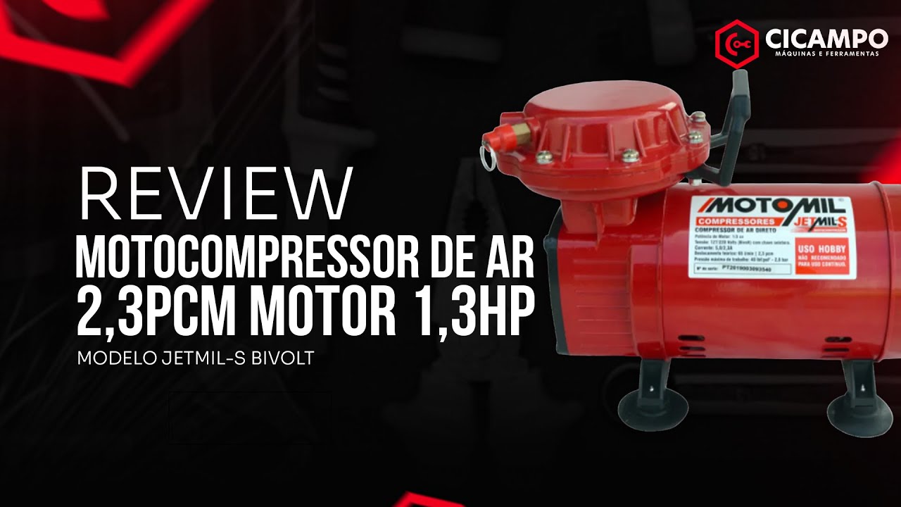 Review Motocompressor Ar Direto Motomil Jetmil-S Bivolt - 38411.2