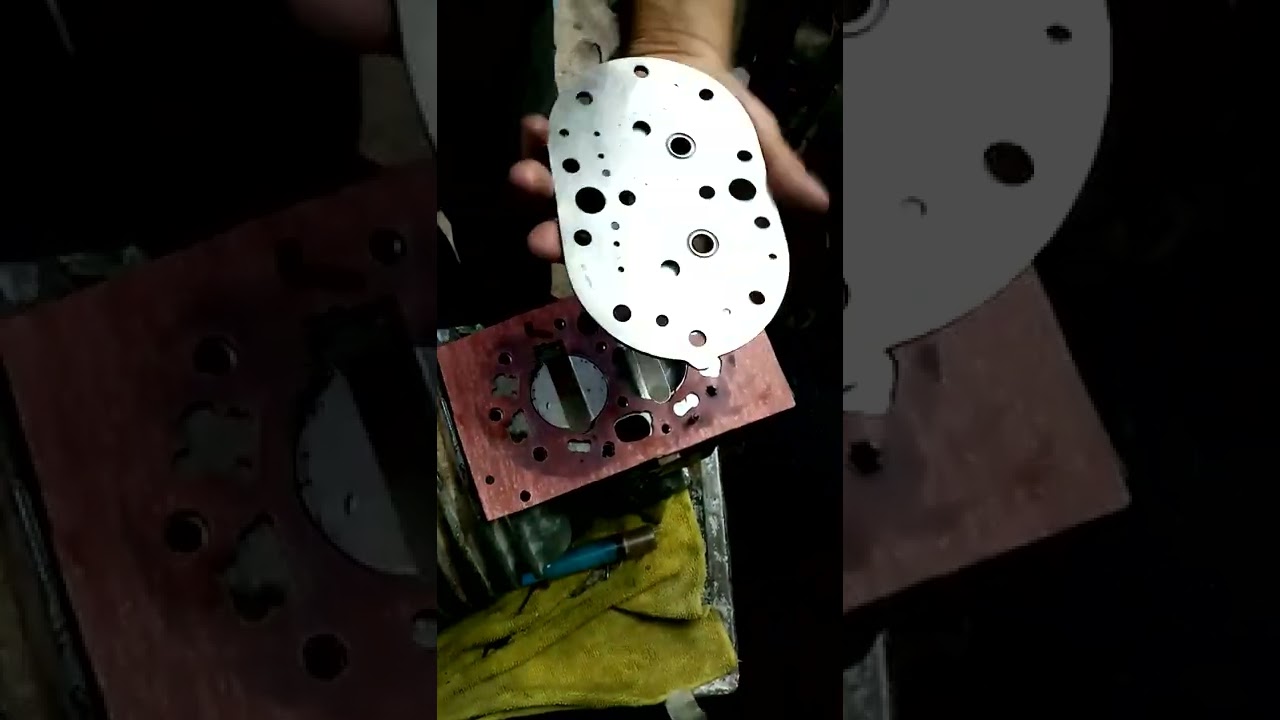 تعمیر موتور سمی‌هرمتیک یا کمپرسور سردخانه قسمت پنجم 5️⃣ #تعمیر_کمپرسور_سردخانه