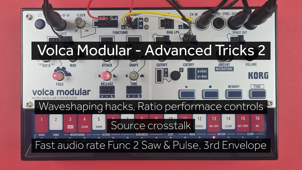 Советы и рекомендации Volca Modular Advanced 2 — Формирование волны, 3-я огибающая, 3-й осциллято...
