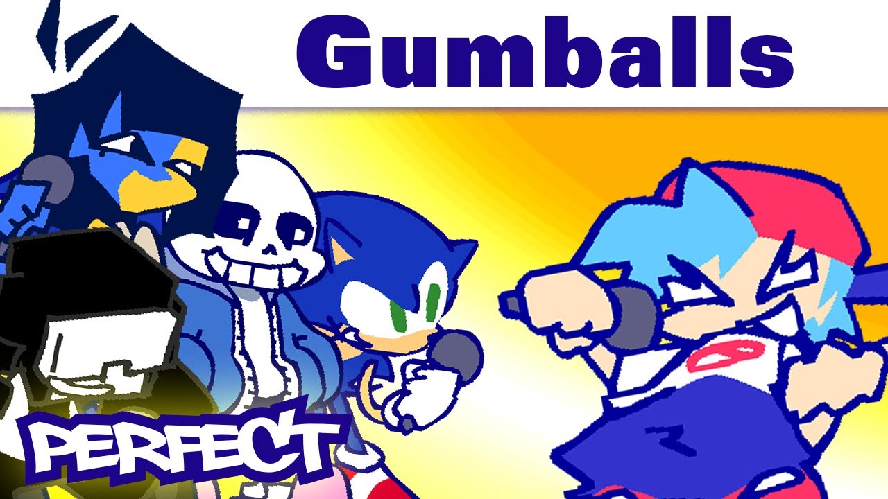 Gumballs (Super Stylish & Content Packed Mod!) - FNF Mod - Perfect Combo Showcase [HARD]