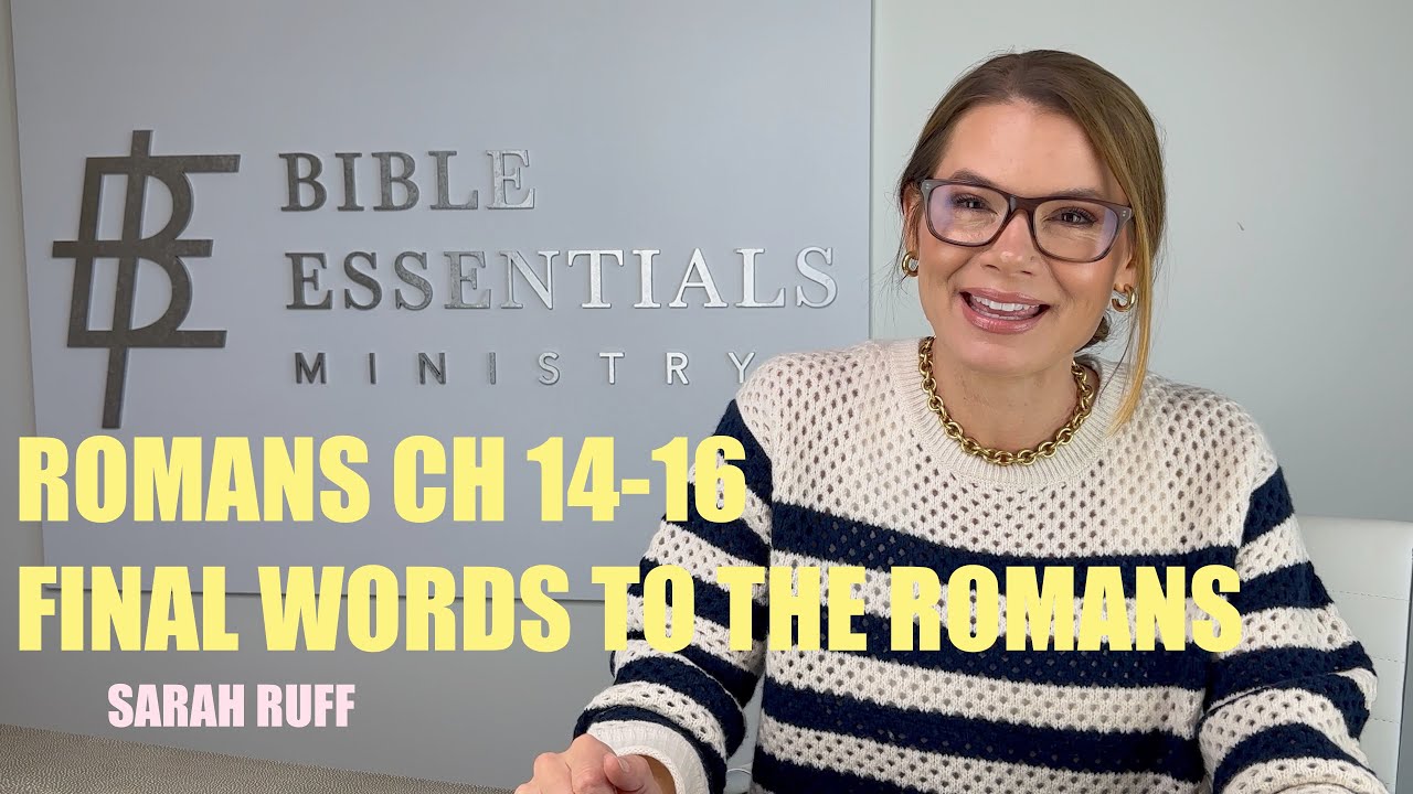 New Romans study 14 -16 Paul Never Tells The Romans To Share The Gospel!  Real Talk On Salvation!